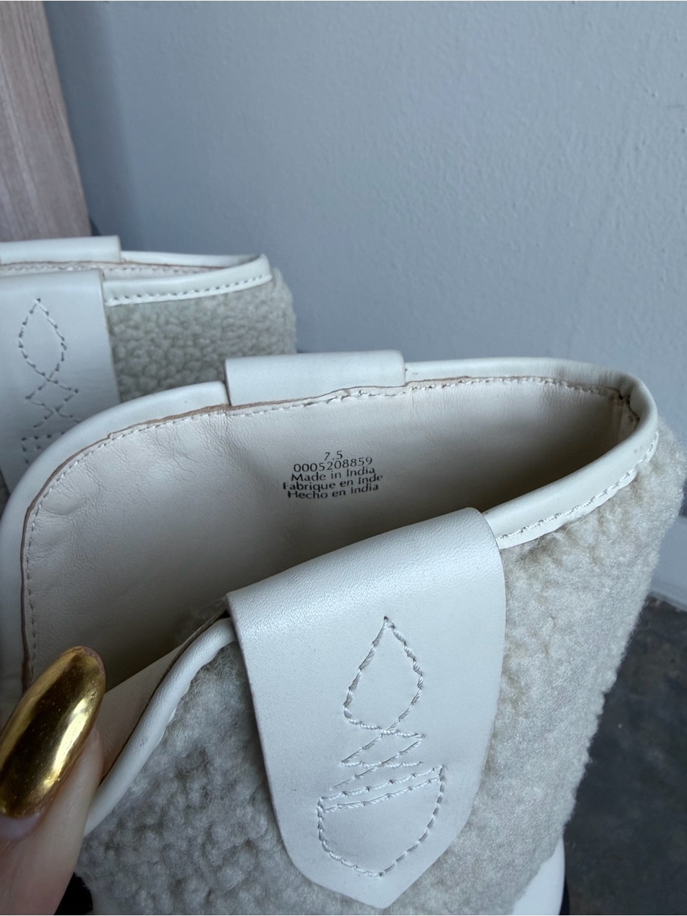 Free People Shearling-Trim Western Ankle Boot - Picture 5 of 7